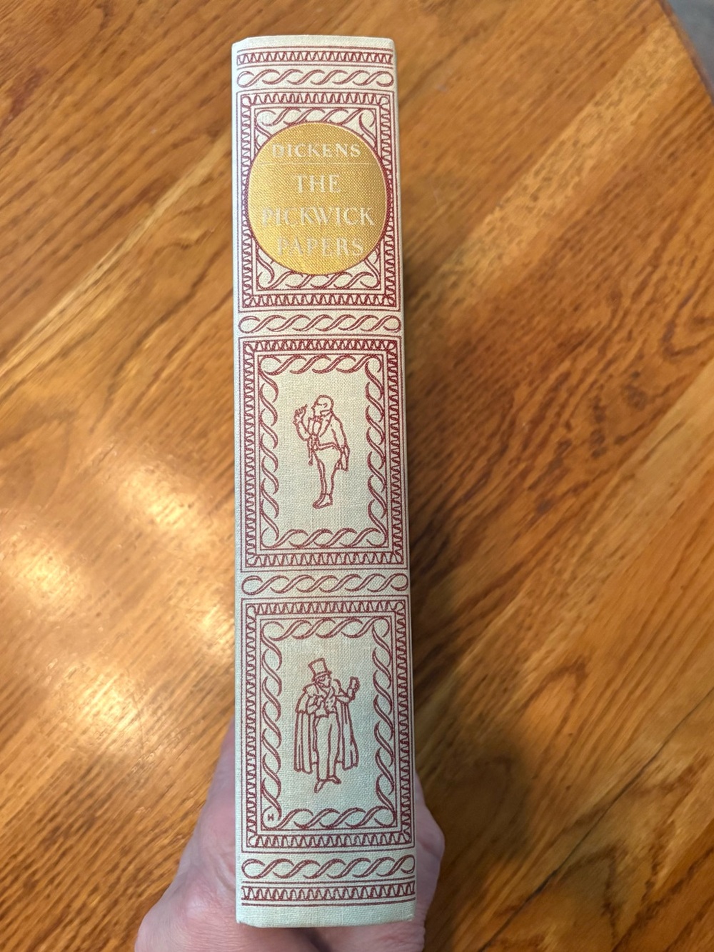 The Pickwick Papers Decorative Hardcover - Cream & Red